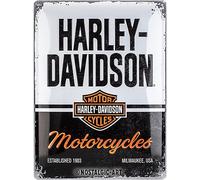 Metal Tac Signs 3D "Harley Logo Motorcycles" 3040cm