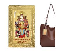 Metal Tai Sui Card - Copper Blessing Keepsake, Year Of The Horse Token