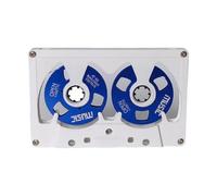 Metal Tape 45Minute Double Side Capacity ABS Construction Design per Sound Project Retro Tape
