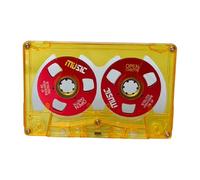 Metal Tape 45Minute Double Side Capacity ABS Construction Design per Sound Project Retro Tape