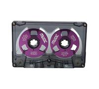 Metal Tape 45Minute Double Side Capacity ABS Construction Design per Sound Project Retro Tape