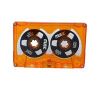 Metal Tape 45Minute Double Side Capacity ABS Construction Design per Sound Project Retro Tape
