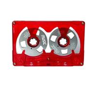 Metal Tape 45Minute Double Side Capacity ABS Construction Design per Sound Project Retro Tape