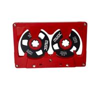 Metal Tape 45Minute Double Side Capacity ABS Construction Design per Sound Project Retro Tape