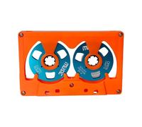 Metal Tape 45Minute Double Side Capacity ABS Construction Design per Sound Project Retro Tape
