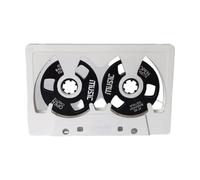 Metal Tape 45Minute Double Side Capacity ABS Construction Design per Sound Project Retro Tape