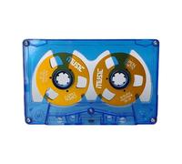 Metal Tape 45Minute Double Side Capacity ABS Construction Design per Sound Project Retro Tape