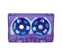 Metal Tape 45Minute Double Side Capacity ABS Construction Design per Sound Project Retro Tape