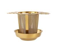 Metal Tea Infuser Mesh Strainer - Tea Infuser Stepper for Loose Leaf with | Tea Infuser Stepper for Loose Leaf with Handles Large Capacity | Basket Filter for Mug Cup Metal Tea Infuser Mesh Strainer