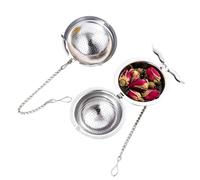 Metal Tea Infuser With Long Chain For Cup Teapot And Bowl