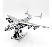 METAL-TIME AN-225 Mriya Crystal Edition, cristalli Swarovski®, kit per modellismo, fai da te, in acciaio inox, 106 cristalli