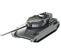 METAL TIME Modello CONQUEROR FV214, Puzzle 3D per adulti o adolescenti, Kit modello puzzle in metallo fai da te, Puzzle rompicapo modello 3D in metallo - Ottima idea regalo, 46 PZ.