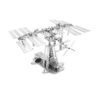 METAL-TIME Modello della Stazione Spaziale Internazionale ISS, Kit 3D in Metallo da Costruire per Adulti, Astronauti Lodge