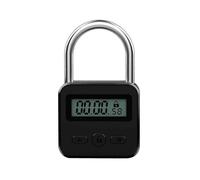 Metal Timer Lock LCD Time 99 Hours Max Timing USB Padlock-Good