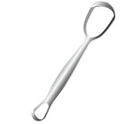 Metal Tongue Scraper, Stainless Steel Cleaner, Fan Shaped Tool, Travel Friendly Hygiene Accessory, Bad Breath Remover for Family, Bathroom, Palestra, Travel, Morning Routine