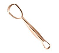 Metal Tongue Scraper, Stainless Steel Cleaner, Fan Shaped Tool, Travel Friendly Hygiene Accessory, Bad Breath Remover for Family, Bathroom, Gym, Travel, Morning Routine