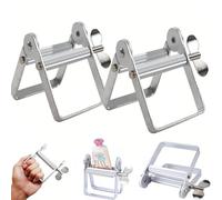 Metal Toothpaste Squeezer, Multifunctional Toothpaste Paint Tube Squeezer Roller, for Hand Cream, Artist and Painter Color Dye Paint Tube (2 Pcs)
