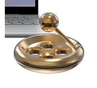 Metal Toy - Stress Relief Rotating Gadget for Focus Relaxation | Alluminio Lega Design with Smooth Spin Motion, Desk Pocket Toy for Adults Teens Kids Home Travel Office, 4,5 x 3,3 cm