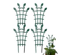 Metal Trellis - Plants Stakes | Plant Climber Support Indoor, 4X Stackable Climbing Vine Trellis, Climbing Vine Trellis, Potted Flower Supports For Houseplants