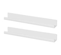 Metal Whiteboard Mount Organizer Panel - Magnetic Book Display Shelf, Acrylic Floating Storage Rack, Space Saving Classroom Accessory | Students Teachers Desk Cubicle Home Office Education Supply