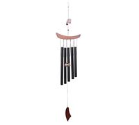 Metal Wind Chimes for Home & Garden | 5 - Tube Outdoor Decor with Sweet Sound | Chinese Culture Inspired Hanging Ornament for Openings/Doors/Yards | Sturdy & Sustainable