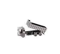 Metal Zone Camion ribaltabile Puzzle 3D in metallo. Modelli di camion da costruire. Puzzle in metallo 3D di veicoli. Puzzle 3D in metallo per adulti, 8,2 x 2,5 x 5,2 cm