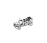 Metal Zone Horch Kfz Puzzle 3D Metallo. Modellino di carro da combattimento seconda guerra mondiale. Puzzle in metallo 3D di veicoli. Puzzle 3D in metallo per adulti 11,2 x 4,7 x 4,8 cm