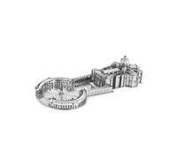 Metal Zone Il Vaticano Puzzle 3D in Metallo - Modellino Architettura per Adulti, 19,9 x 10,1 x 5,5 cm