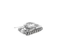 Metal Zone Puzzle 3D Metal Seconda Guerra Mondiale Serbatoi Modello Serbatoio Metallo 10 x 3,8 cm, Stile Realistico, 1 Conteggio, 1 Set, 1 Articolo, 1 Puzzle, Età 14+, Tavolo, Montaggio e Smontaggio,