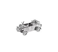 Metal Zone VW82 kübelwagen Puzzle 3D metallo. Modellino di carro da combattimento seconda guerra mondiale. Puzzle in metallo 3D di veicoli. Puzzle 3D in metallo per adulti, 9 x 4 x 3,5 cm