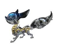 Metalakaer Puzzle 3D in metallo Linglong Fox Model Kit, Steampunk in metallo assemblato animale puzzle fai da te, creativo per bambini e adulti (339 pezzi/nero)