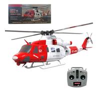 Metalakaerr Goosky E2 UH-1Y RC elicottero con GPS, scala 1/35 2.4G 6CH Dual Brushless Direct Drive RC Rescue Helicopter con posizionamento Lidar, vivavoce in bilico, modalità 1/2 commutabile (RTF)