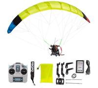 Metalakaerr Parapendio RC, mini parapendio elettrico 2.4G RC con apertura alare di 100 cm, kit di addestramento con telecomando in tessuto di nylon, regalo di compleanno per la festa del papà (RTF