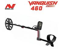MINELAB Vanquish 460 - Metal detector completamente automatico, leggero, impermeabile, con tecnologia Multi-IQ, include bobina V10X a doppia D da 25,4 cm e cuffie cablate