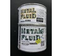 PROCHIMA Metalfluid Metallo Bianco, Agglomerato di Graniglie Metalliche in Legante Resinoso, Prodotto di Norma Utilizzato per Colata in Stampi di Gomma Siliconica, Confezione da 1 kg, KT827MFMB