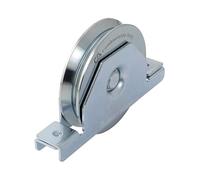 Metalideal | Rullo O Ruota Del Cancello Supporto Interno gola V - Diametro 70 mm