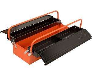 METALLIC BOX-3 TRAYS BLK-ORANG - Unid: 1