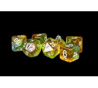 Metallic Dice Games 7-Set: 16mm: Aurora Yewh