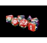 Metallic Dice Games 7-Set: 16mm: RBWwh