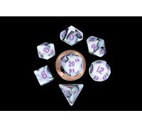 Metallic Dice Games 7-Set Mini: MBL con numeri PU