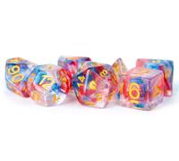 Metallic Dice Games 7-Set: Unicorn: Cosmic Carnival