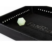 Metallic Dice Games FanRoll Black Light Tray