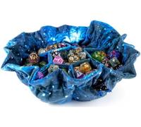 Metallic Dice Games FanRoll Borsa per dadi in velluto con tasche: galassia, gioc