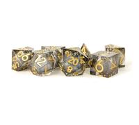 Metallic Dice Games Set di dadi con nucleo liquido Elisir Olio Olio Di Fuga