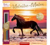 Metallic-Malen: Bicolor-Buntstifte: 8 Metallic-Farben