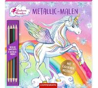 Metallic-Malen: Bicolor-Buntstifte: 8 Metallic-Farben (Einhorn-Paradies)
