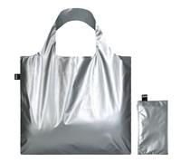 METALLIC, Matt Silver. Bag: LOQI BAG: Ich wiege 55 g. Ich kann 20 kg tragen. Ich