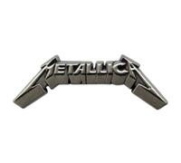 Rock Off officially licensed products Metallica 3D Band Logo Pin Badge Size One Size