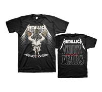 Metallica 40th Anniversary Forty Years Uomo T-Shirt Nero L 100% Cotone Regular