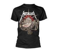 METALLICA - 40TH ANNIVERSARY GARAGE BLACK T-Shirt, Front & Back Print Medium